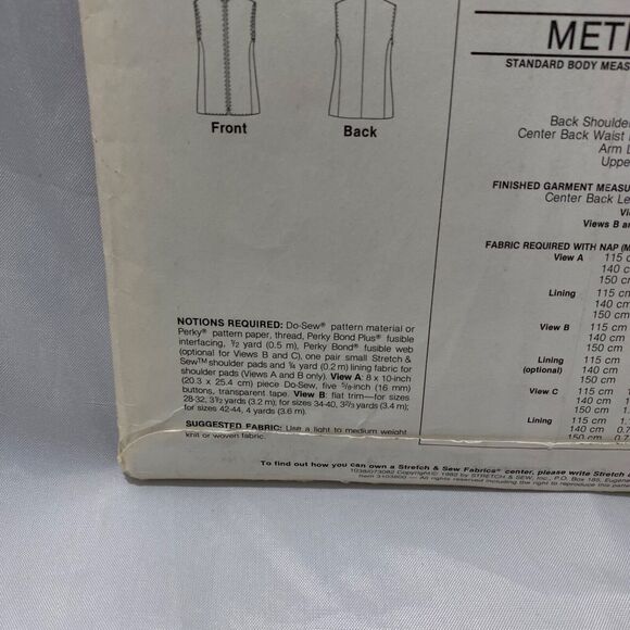 1982 Stretch and Sew Cardigan Jackets And Vests Design Patterns by Ann Person - Picture 8 of 9